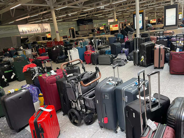 6. American Airlines told a passenger to collect his bag himself, despite it being found 4,000 miles away in London Heathrow airport.