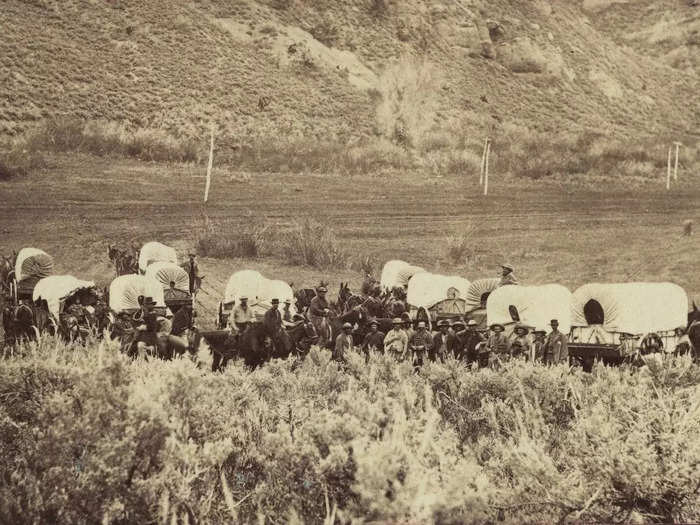 The settlers originally moved to Salt Lake City, where they were discriminated against. In 1889, Church leaders purchased a 1,920-acre remote ranch for the group and relocated them by wagon to Skull Valley, Utah Historical Quarterly reports.