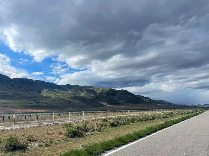 About 15 miles later, I started to understand why church leaders chose this area. It felt surprisingly tropical for Utah with the sun glittering off the lush, green mountains. For a moment, I forgot I was in a place named Skull Valley.