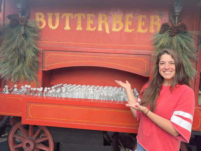 Kick back, relax, and enjoy a cold glass of Butterbeer.