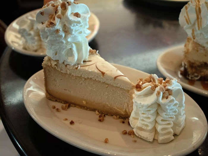 10. Dulce de Leche Caramel Cheesecake - $8.95