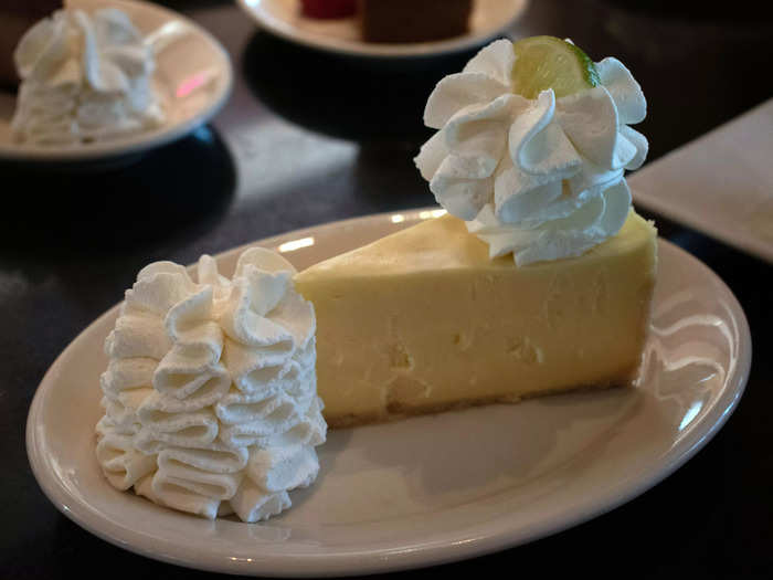 18. Key Lime Cheesecake - $8.95