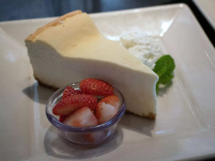 26. Low-Carb Cheesecake With Strawberries - $9.50