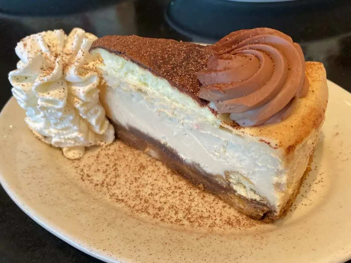 27. Tiramisu Cheesecake - $9.50