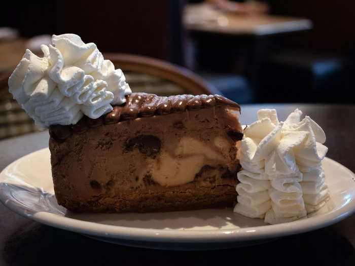 28. Chocolate Hazelnut Crunch Cheesecake - $8.95