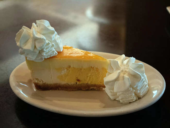 37. Mango Key Lime Cheesecake — $8.95