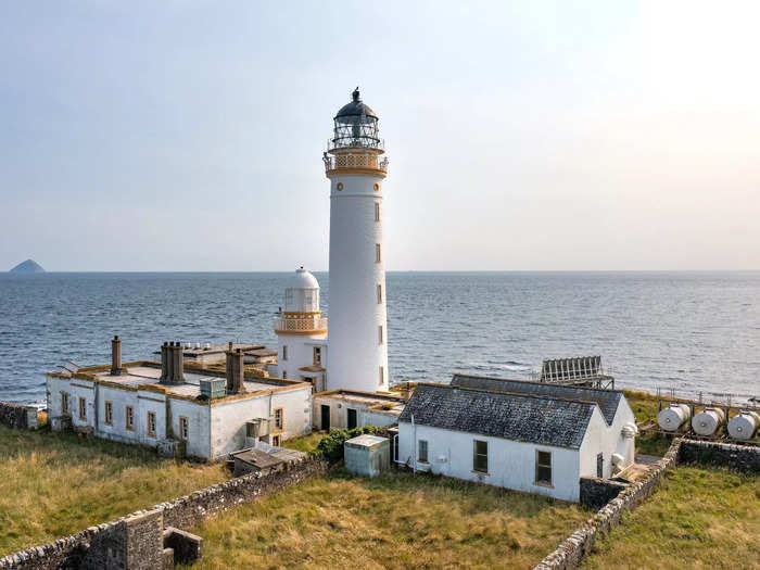 There is a lighthouse on the island, which was first installed in 1790.