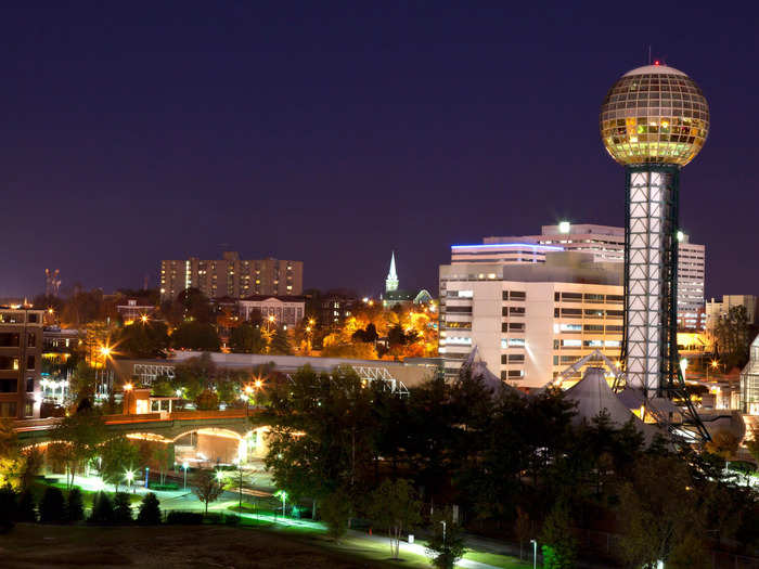 7. Knoxville, Tennessee