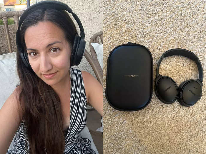 I was happy to have my Bose noise-canceling headphones.