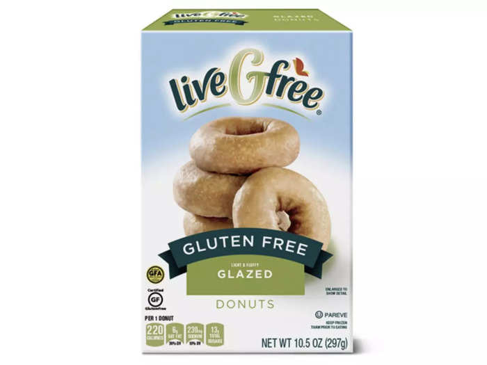 For breakfast, try liveGfree glazed or chocolate-covered gluten-free donuts.