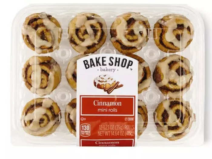 Craft a fancy brunch board with the Bake Shop mini cinnamon rolls.