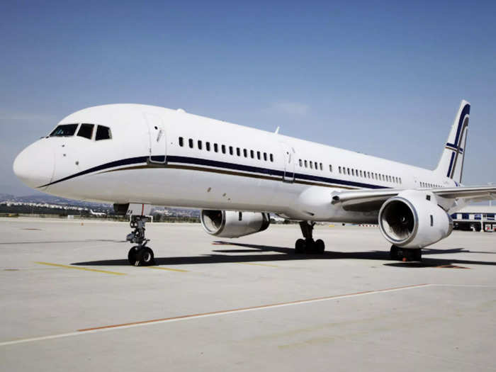 Having first entered service in 1999 with bankrupt low-cost charter carrier ATA Airlines (American Trans Air), the converted Boeing 757 served Russia