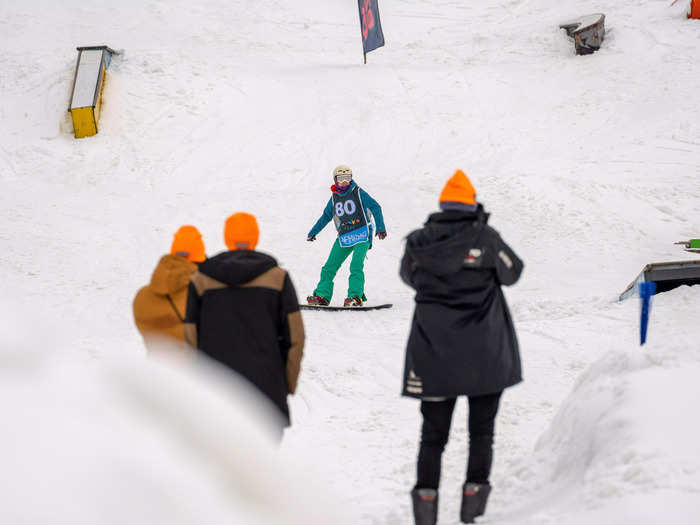 The resort hosts Kapoko Snow Park, Africa