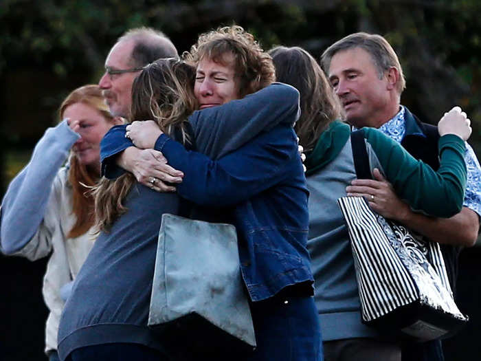 Umpqua Community College shooting in Roseburg, Oregon. October 1, 2015.