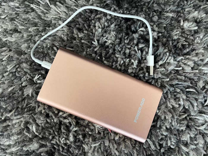 My phone is my lifeline on trips, so a portable charger is invaluable.