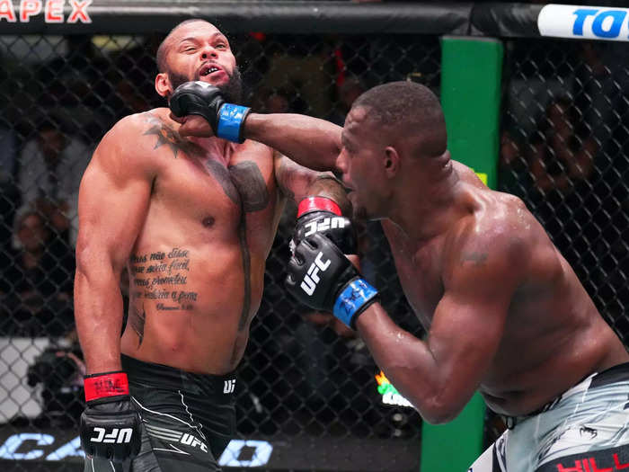 Jamahal Hill and Thiago Santos competed in the main event and could have spoiled the show