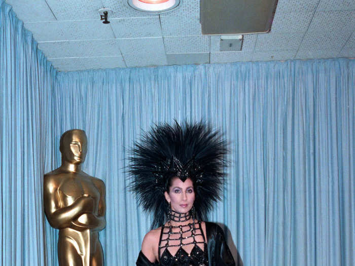 Cher took the idea of the little black dress and made it her own.