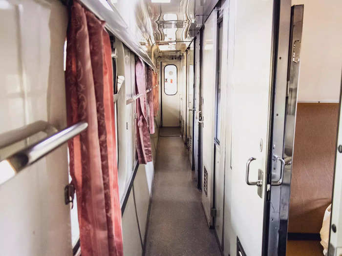 There were 12 first-class cabins, all located in the train