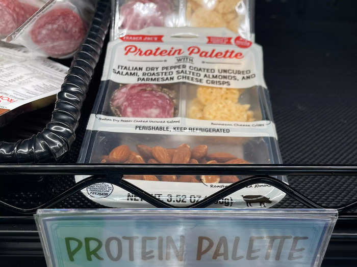 Throw one of these protein palettes in your bag so you always have a snack.