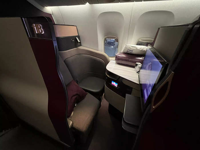 This was my first time flying business on Qatar Airways, and although it