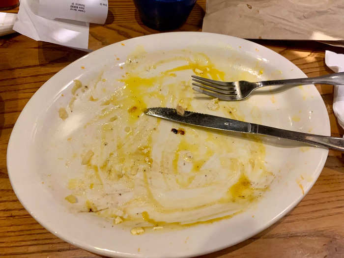 I ate every bite, and was completely satisfied.