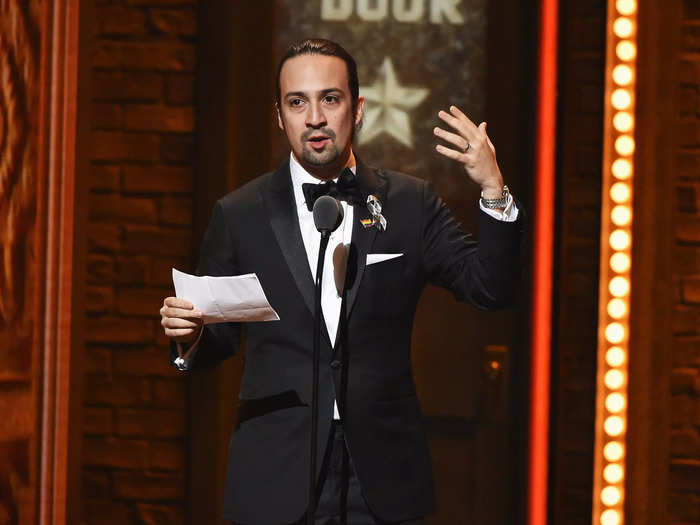 Lin-Manuel Miranda taught seventh-grade English class while writing his first Broadway musical "In The Heights."