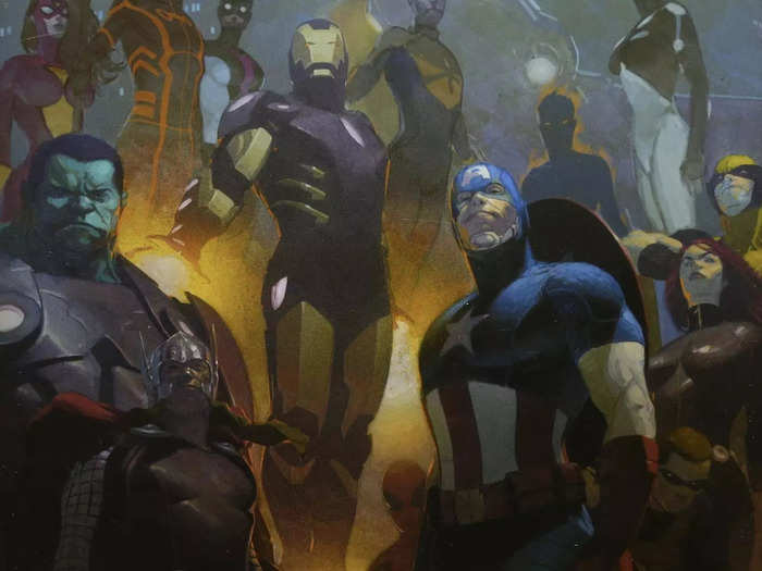 Writer Jonathan Hickman carved out a years-long Avengers saga beginning in 2012 with his "Avengers" and "New Avengers" comics.