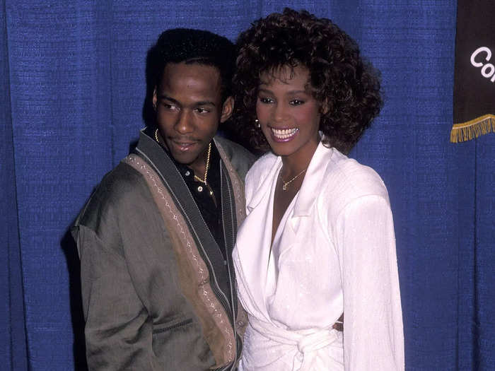 Bobby Brown and Whitney Houston