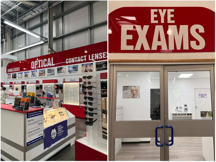 1. Customers can get their eyes tested with 