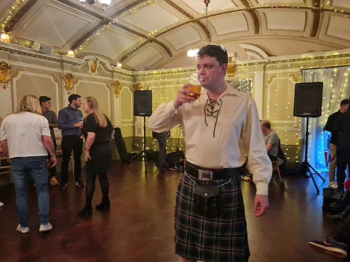 On our first weekend after moving we went to a ceilidh.