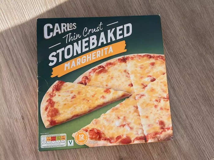 The lack of plant-based milk alternative meant I had enough for a "treat" in the form of a frozen Margherita pizza. However, this was £1.09 ($1.30) and I had previously found pizza costing as little as 49 pence (60 cents) in other Aldi stores.