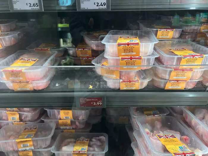 I normally opt for frozen chicken breasts they are cheaper, but this store only carried fresh options.