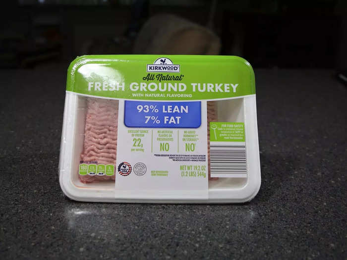 I ended up with ground turkey, because I couldn