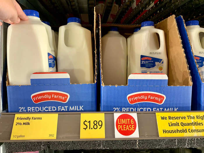 It would have been cheaper to buy a gallon of milk, but I live in a two person household and know it would go to waste, so I went with a half gallon instead, which was still well priced compared to other stores in my area.