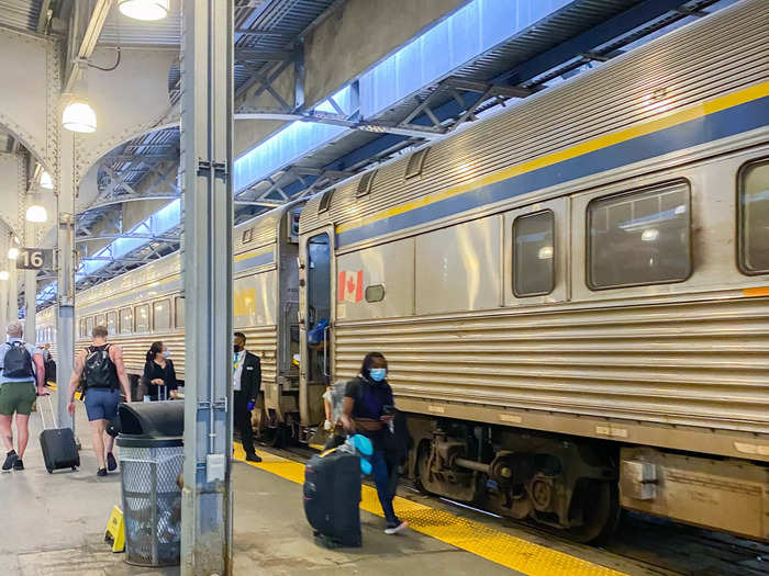 Similar to Amtrak, Via Rail is one of the most accessible and popular ways to travel by train in Canada. It serves more than 400 stations in eight provinces across Canada with economy seating, business class, and sleeper accommodation, according to their website.