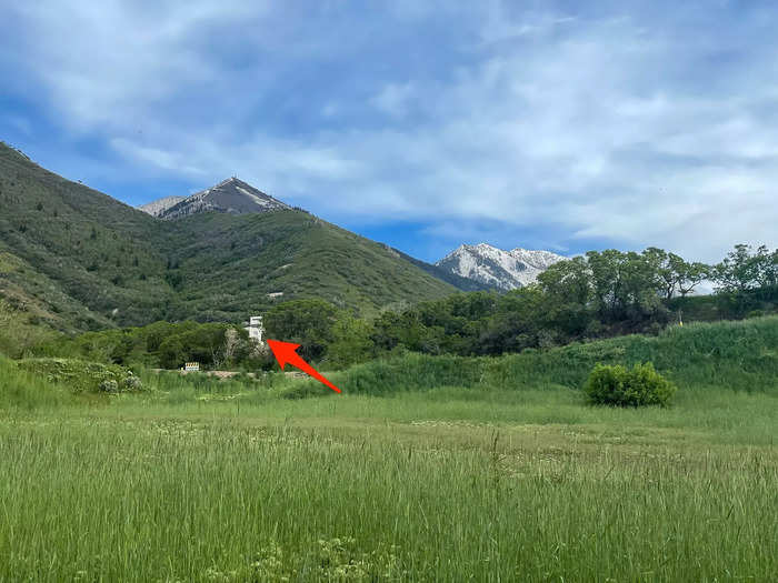 I stopped at an abandoned mine in Spanish Fork but I could only see it from a distance.