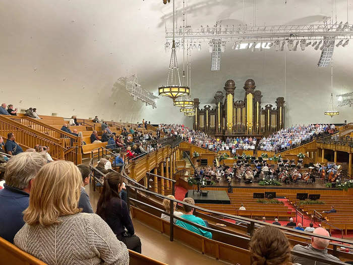 I stumbled into a choir practice by members of the Church of Jesus Christ of Latter-day Saints in Salt Lake and would suggest anyone — no matter their religion — visit.