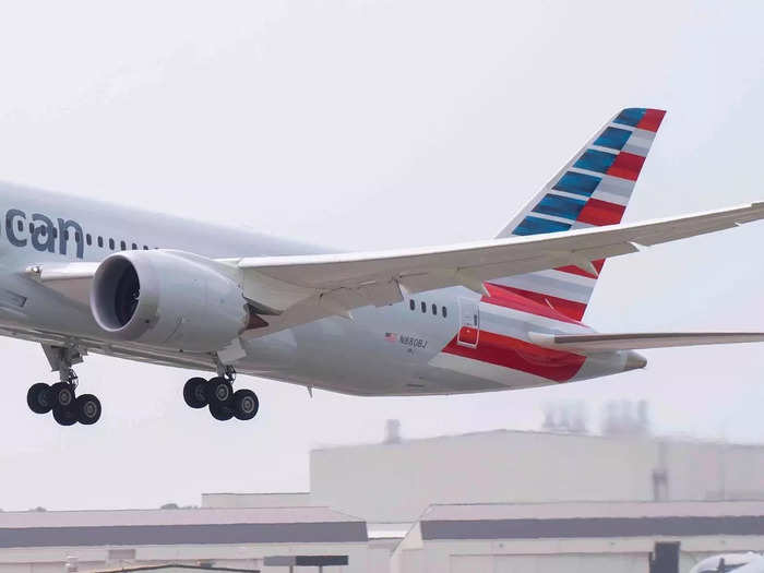 American was the first airline to receive a 787 jet since May 2021.