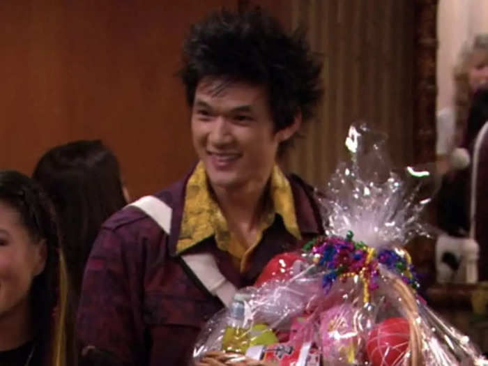 "Glee" star Harry Shum Jr. played a Japanese comedian in the 2008 "iCarly" TV movie "iGo to Japan."