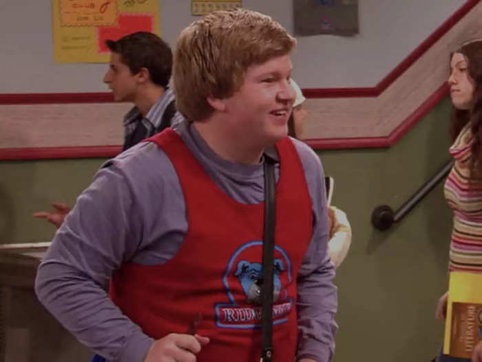 Doug Brochu from the Disney Channel sitcom "Sonny With a Chance" played a sweaty wrestler and friend of Freddie named Duke Habberman.