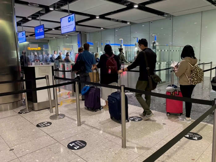 Fortunately, London Heathrow has automatic passport lines for certain nationalities, including the USA, which quickened the process.