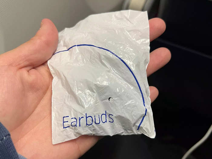 But, the flight attendants handed out wired headphones before takeoff that worked fine.