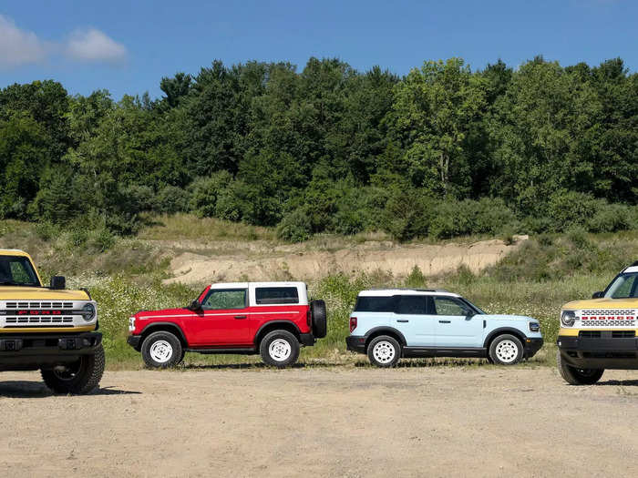 The Bronco Heritage will start at $44,305. The Limited model will run you around $67,000 and up.