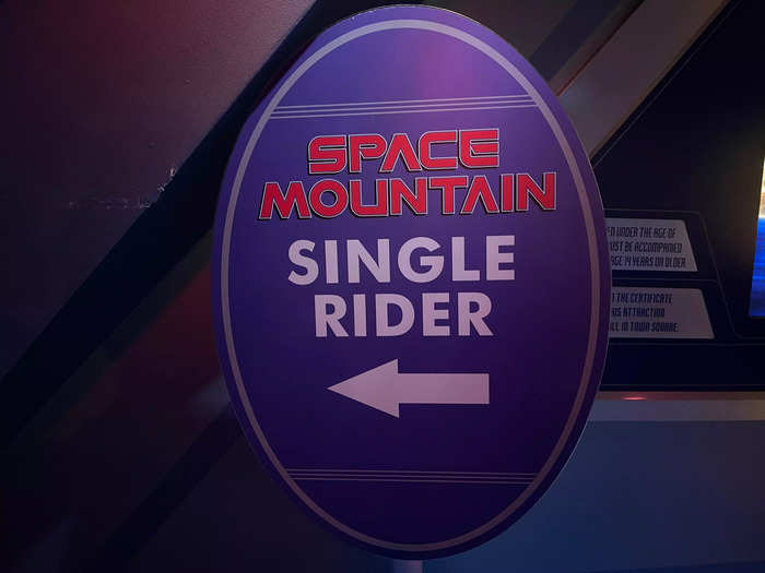 I was able to quickly ride some of my favorite attractions at Disneyland thanks to the single-rider line.