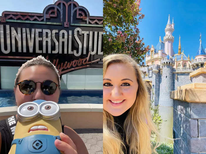 To make things fair, I planned similar days at Universal and Disneyland.