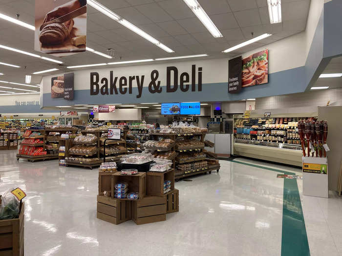 The bakery and deli sections at Food Lion were combined into one area.