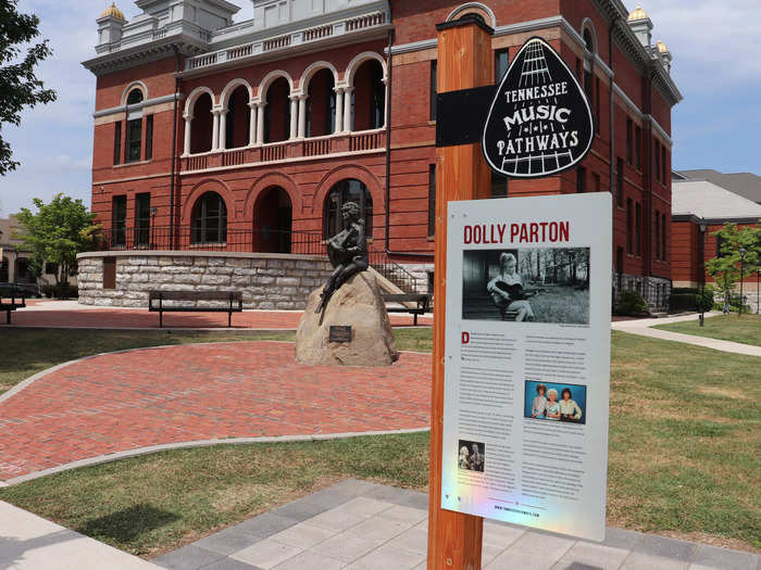 The statue is part of the Tennessee Music Pathways series highlighting locations across the state that are part of its music history.