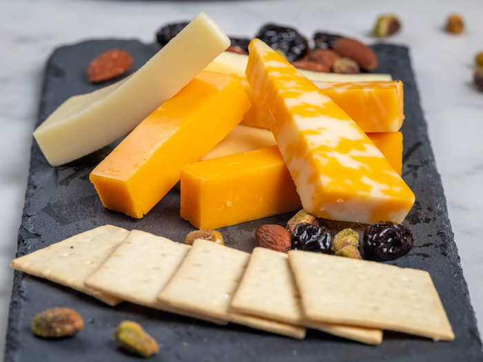 Looking for a light snack? Settle on the crudities, cheese and cracker board, or beef jerky.