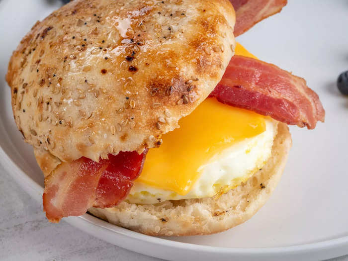 For breakfast, travelers can now opt for an egg sandwich on a bialy or some bacon and cheese egg bites made popular by Starbucks.