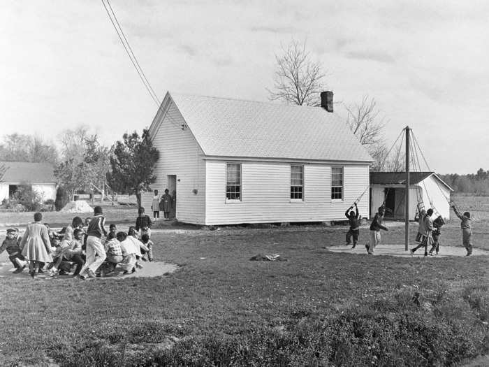 1961: One-room schoolhouses were still in use in some parts of the US.